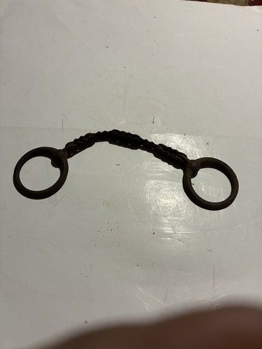 Vintage iron bike chain - iron,