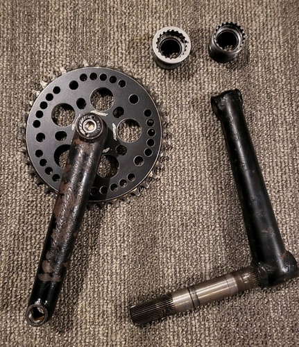 Gusset 3pc bmx mtb - jump, crank