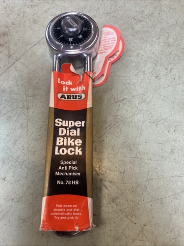 Vintage abus super dial bike - super,