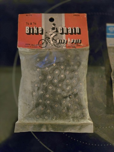 Vintage bike chain - vintage,